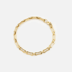 Bizou Gold Peanut Link Bracelet