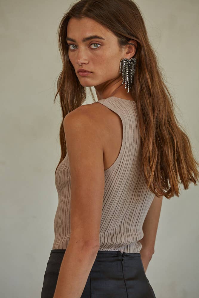 By Together Knit Ribbed Tank