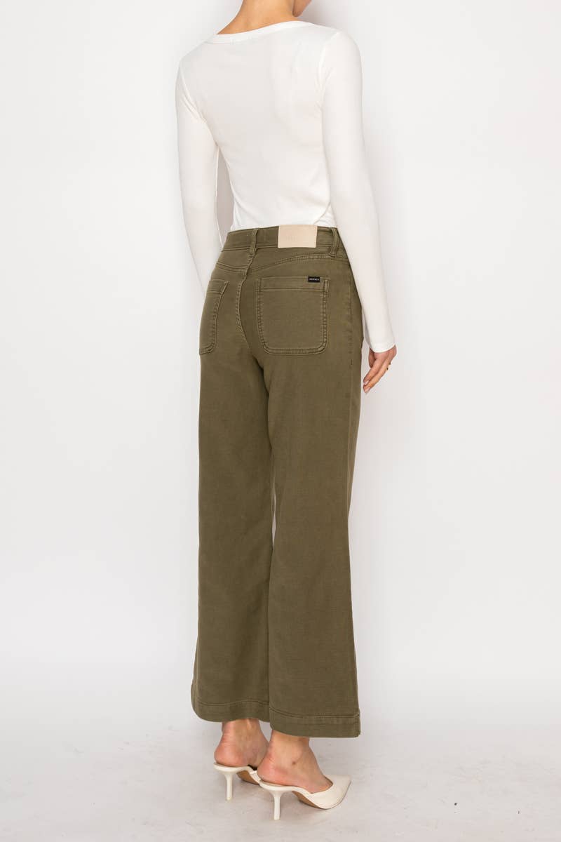 HIGH RISE TUMMY CONTROL CROP PALAZZO
