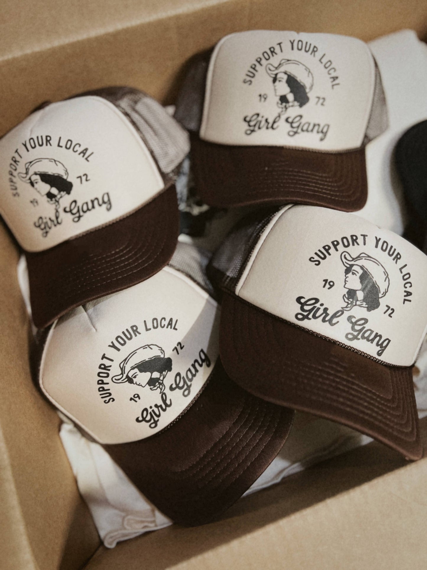 Support Your Local Girl Gang Trucker Hat