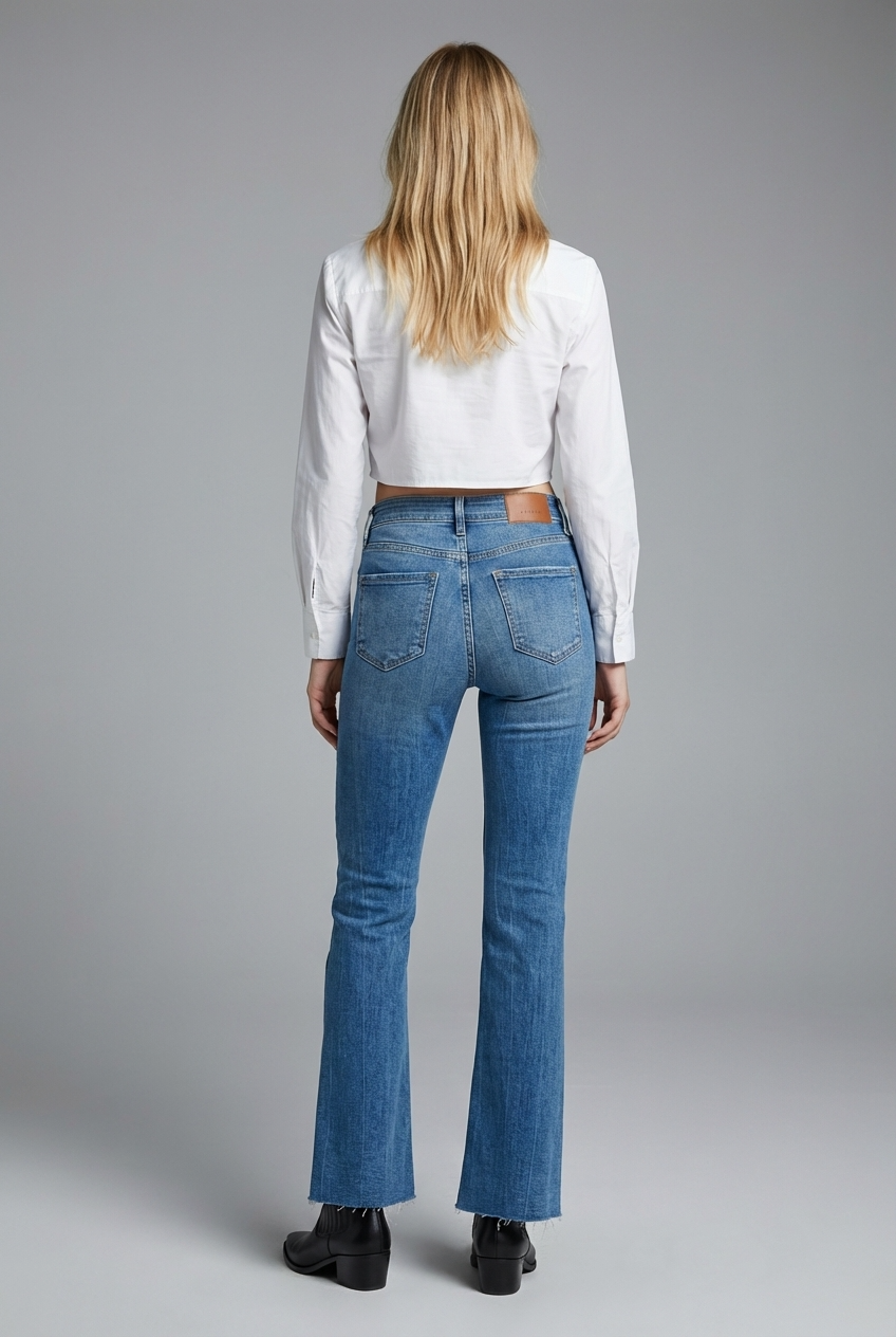 Artemis Vintage High Rise Flare Jean