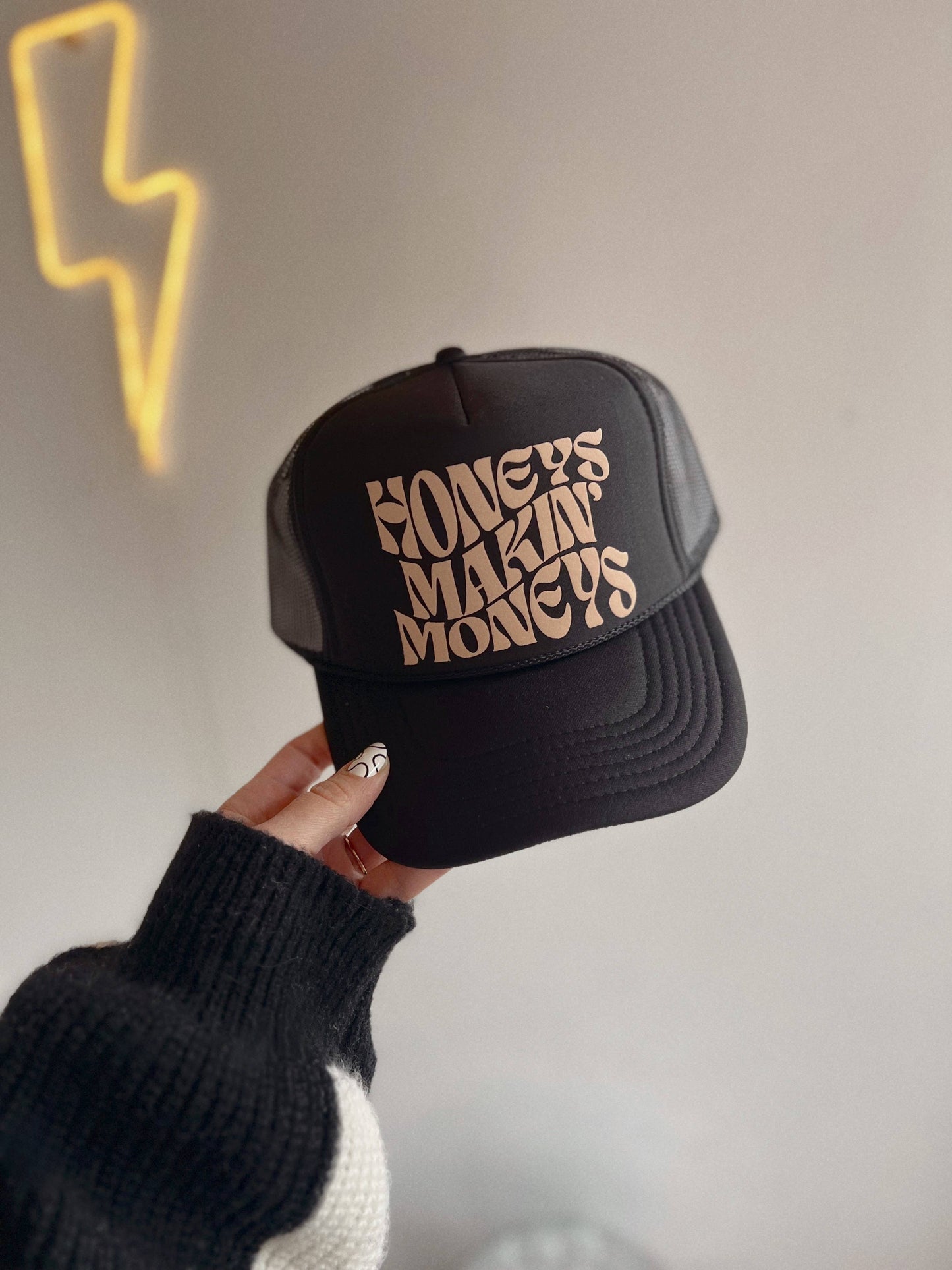 Honeys Makin’ $ Woman Trucker Hay