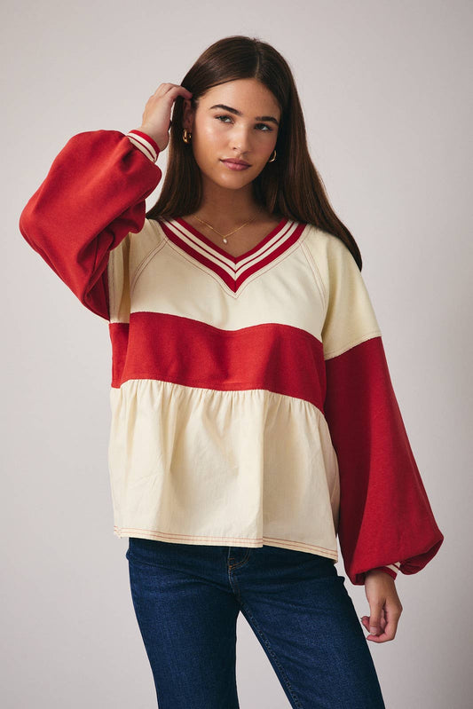 Sunday Edition Baby Doll Top