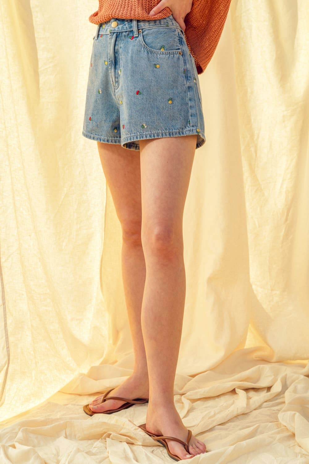 Miou Muse Denim Shorts