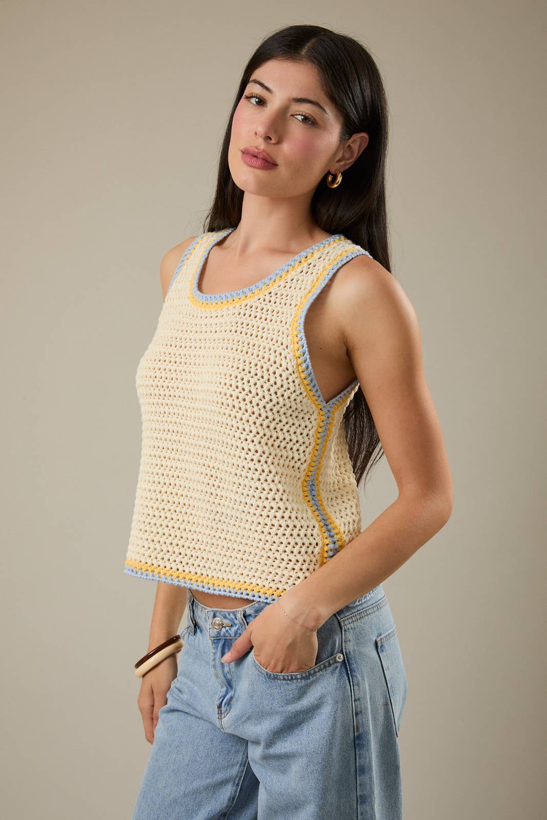 Sunday Edition Crochet Top