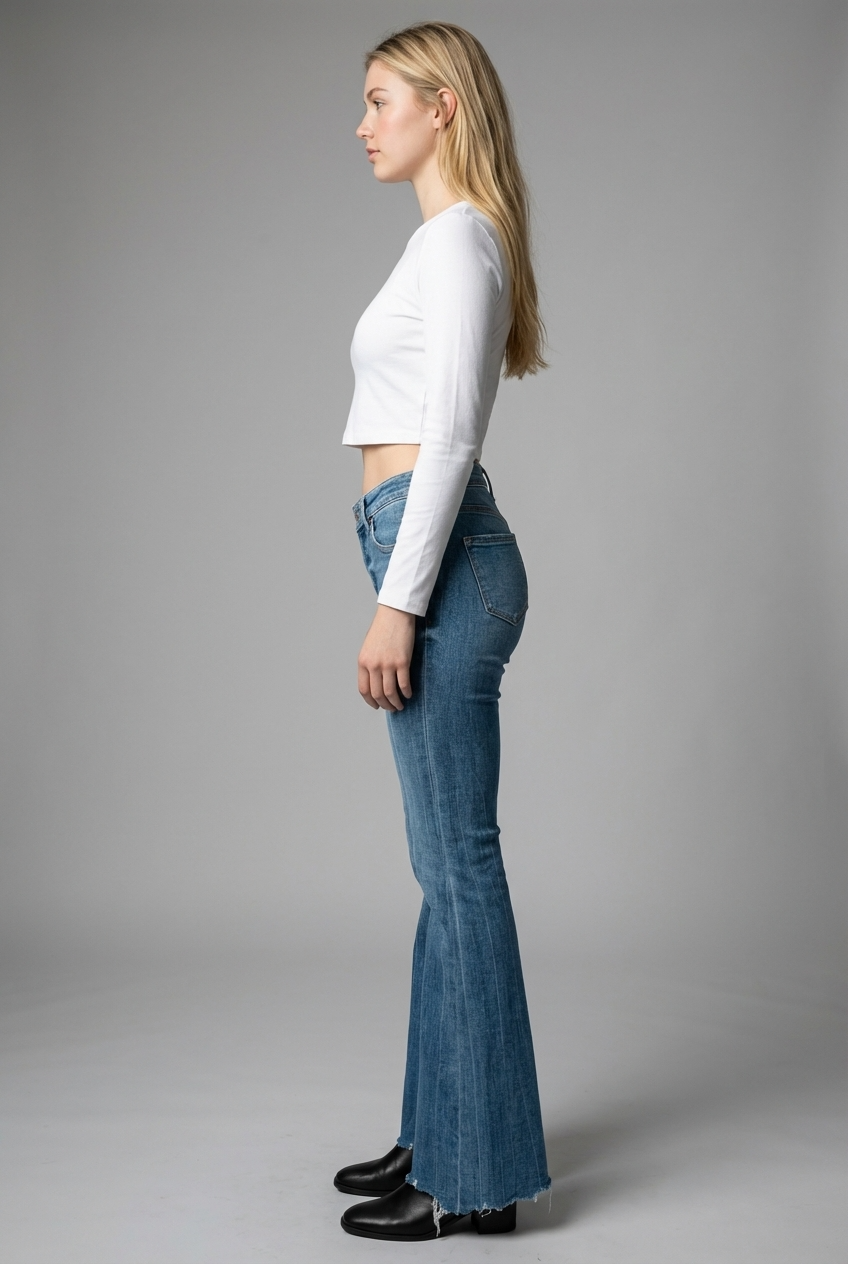 Artemis Vintage High Rise Flare Jean