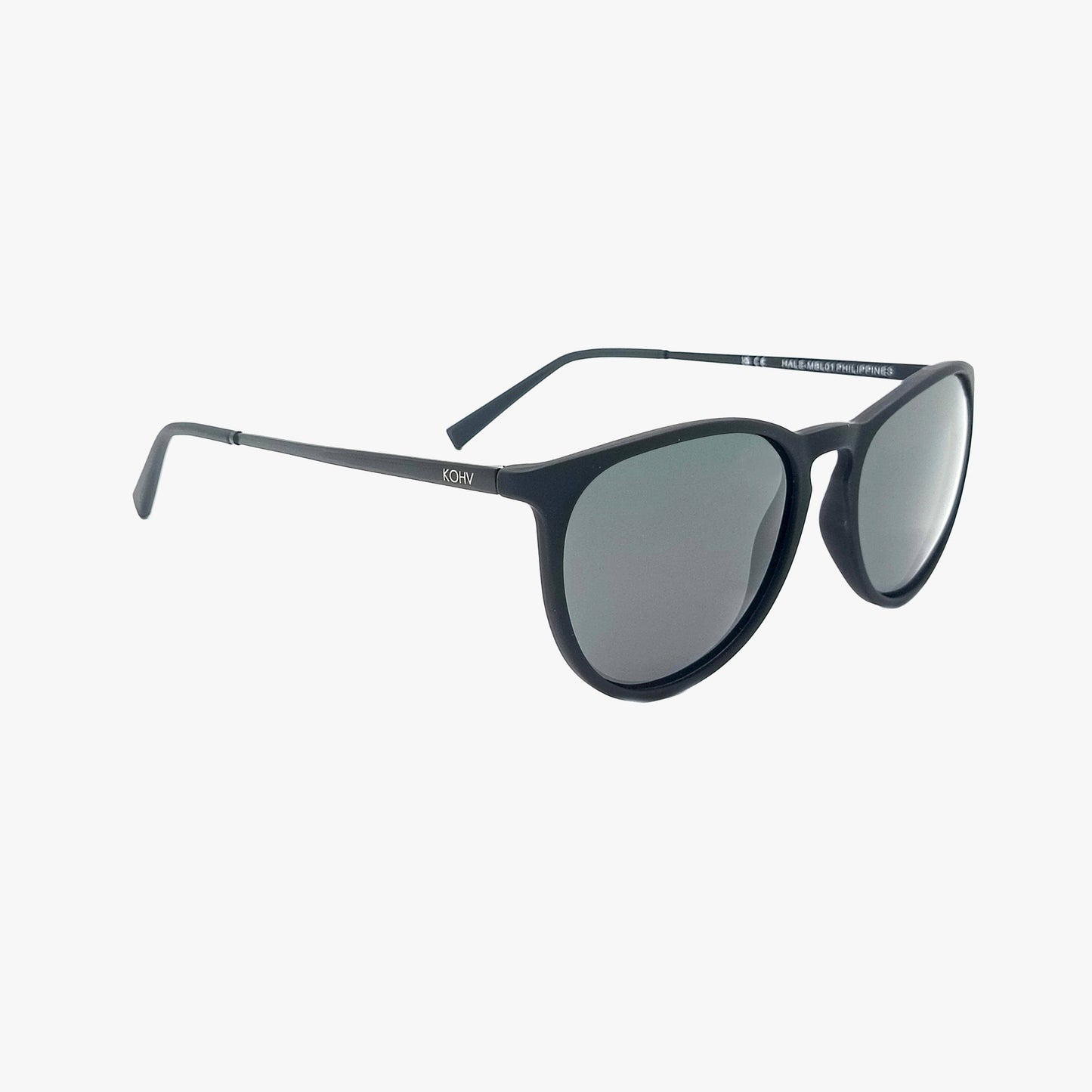 HALE MIDNIGHT Polarized Round Sunglasses