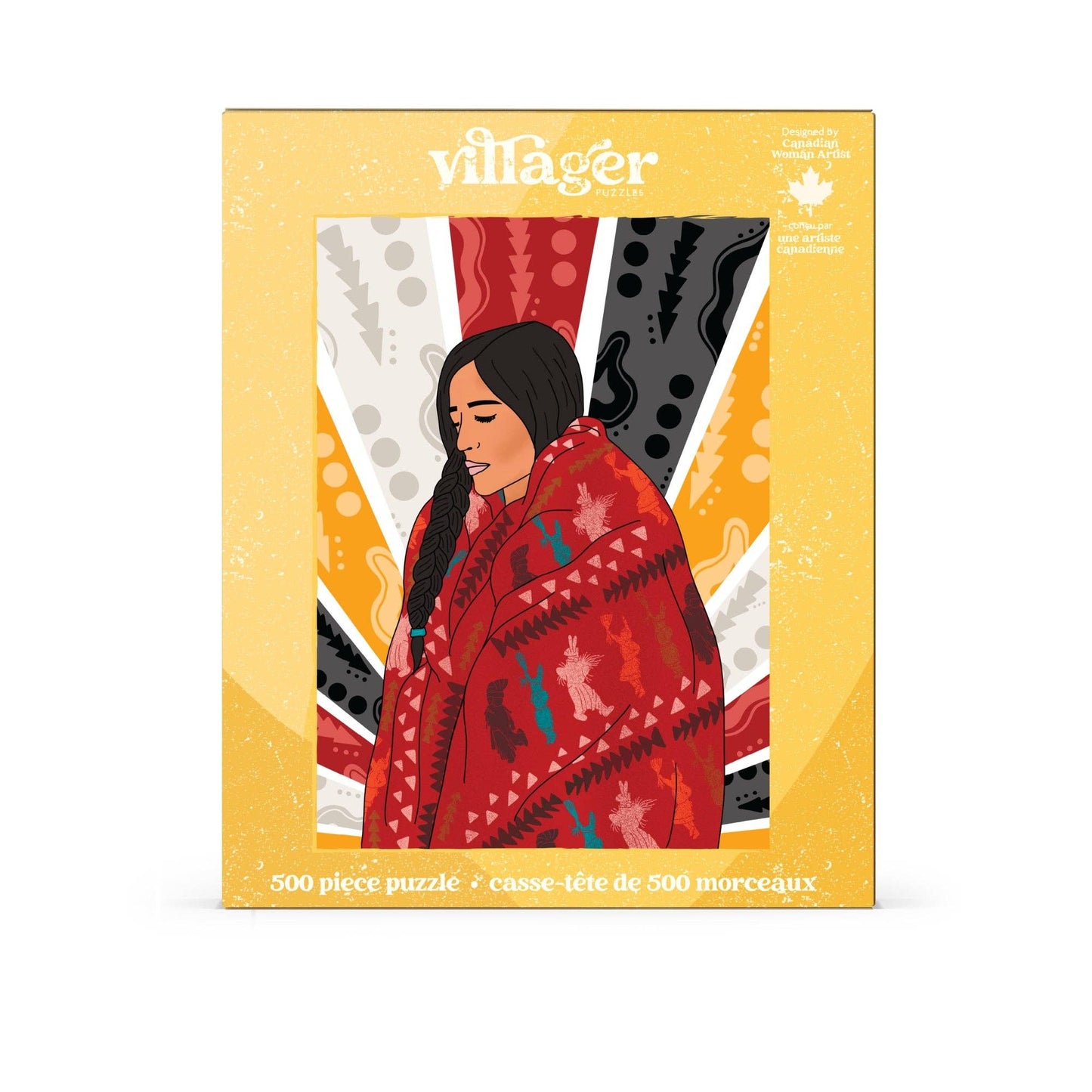 Villager Puzzle Matriarch Blanket | 500-Piece Puzzle | Designed in Canada