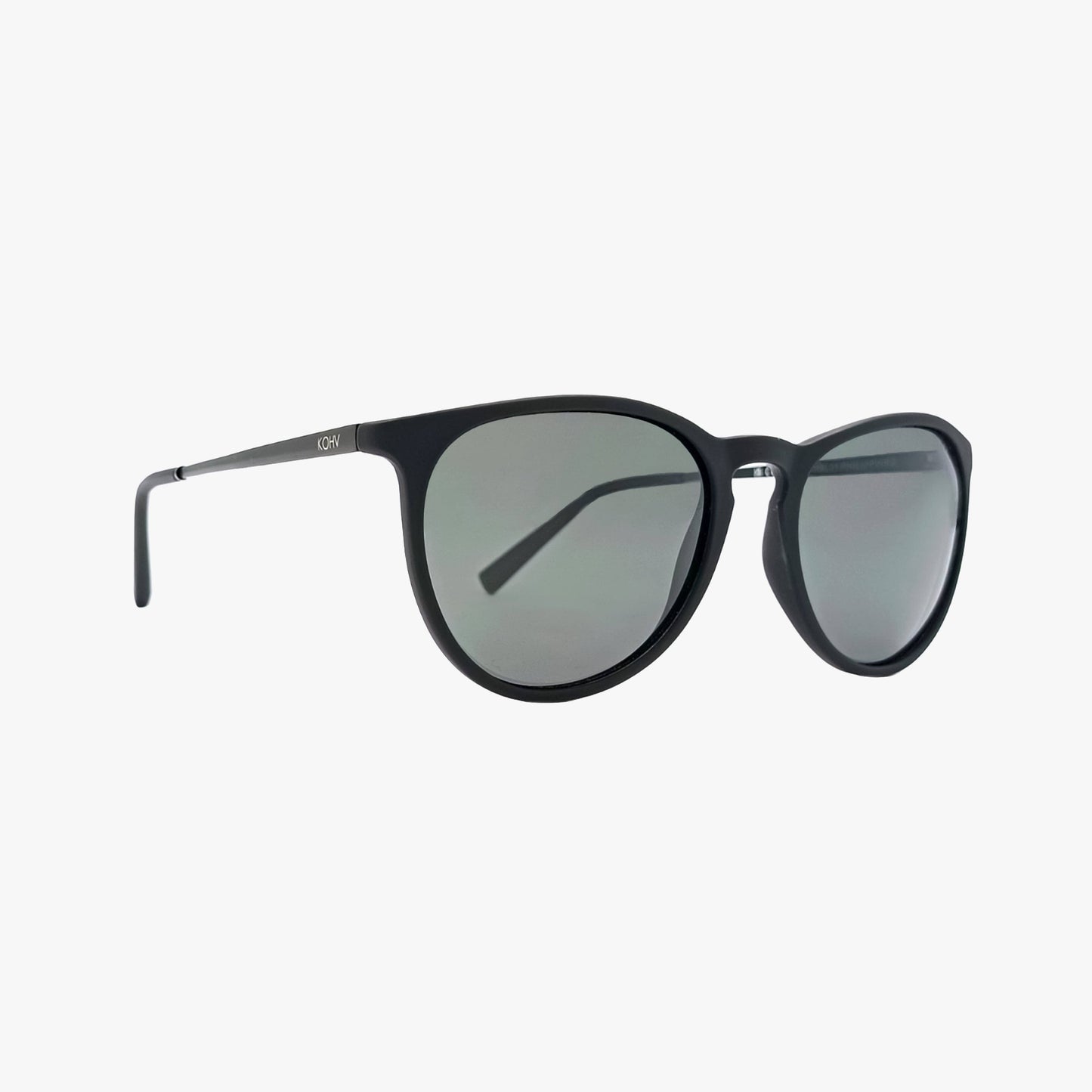 HALE MIDNIGHT Polarized Round Sunglasses