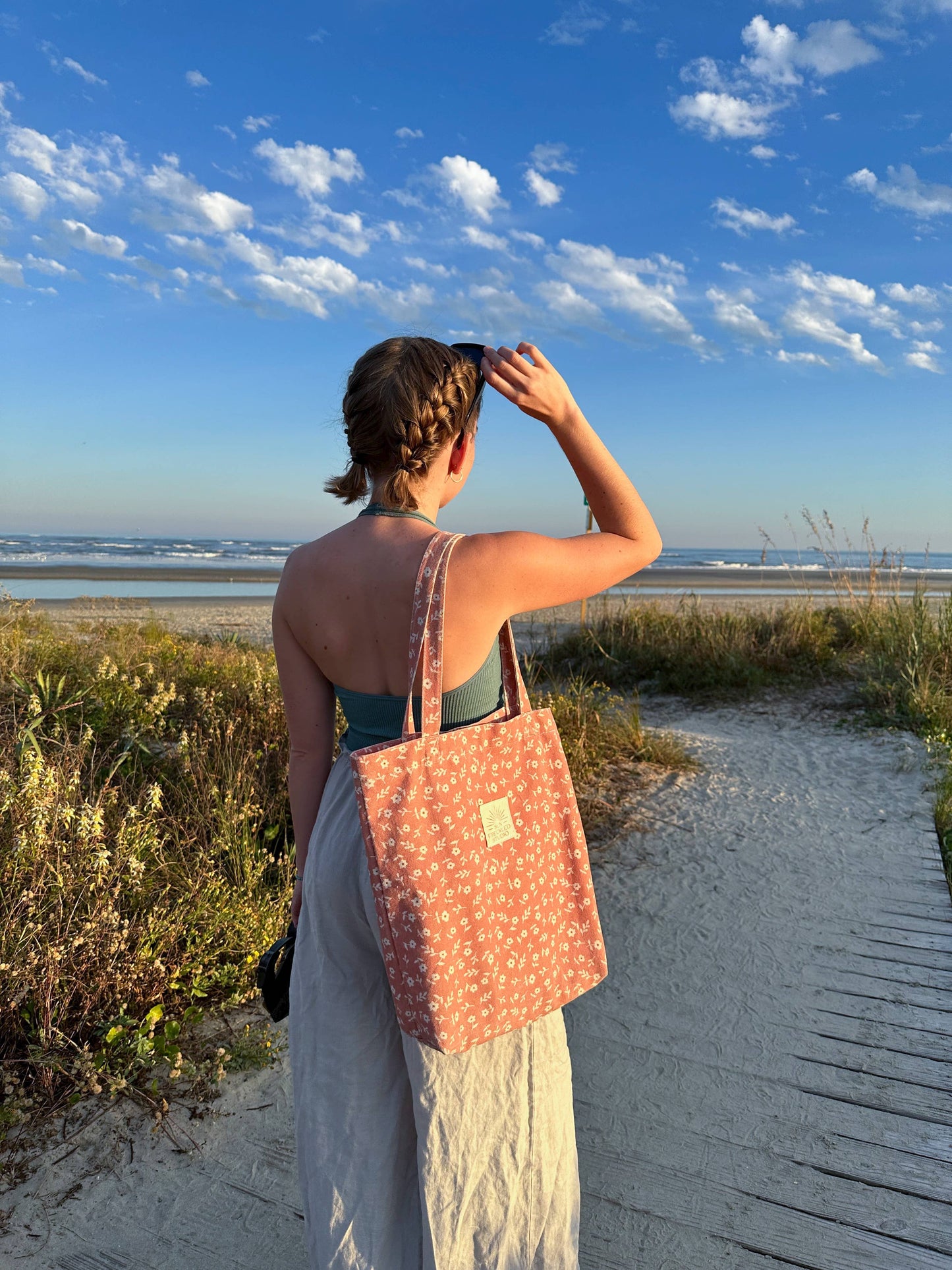 Sienna Flora Tote Bag