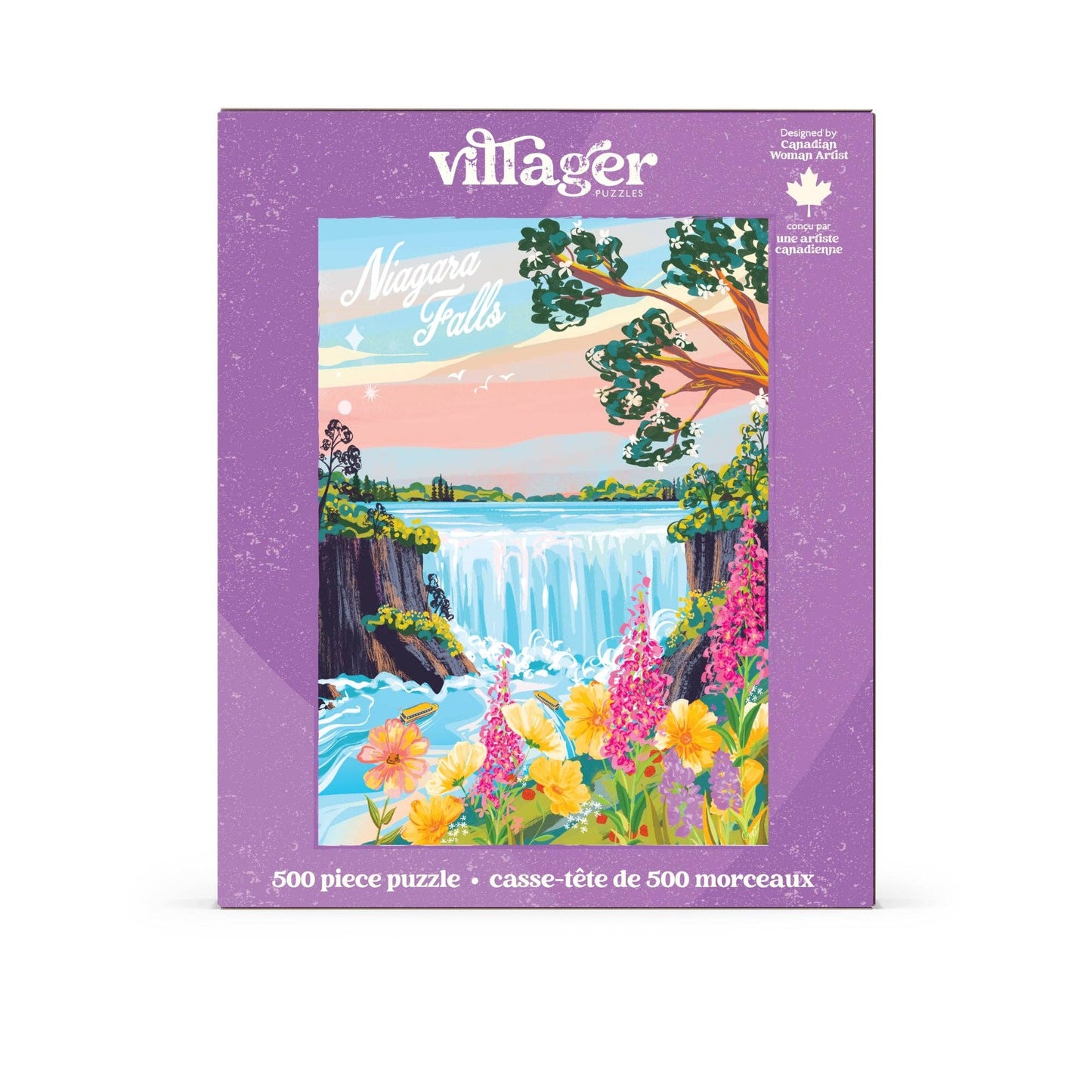 Villager Puzzle Niagara Falls | 500-Piece Puzzle | Designed in Canada