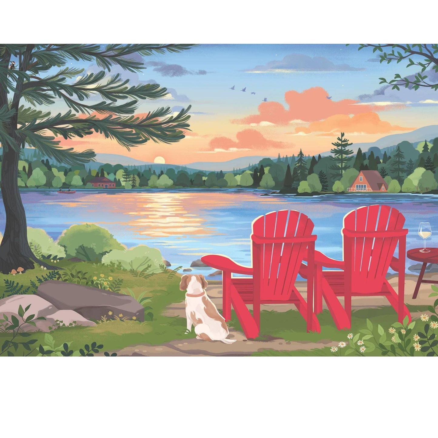 Villager Puzzle Cottage Country 500-Piece Puzzle | Designed in Ontario