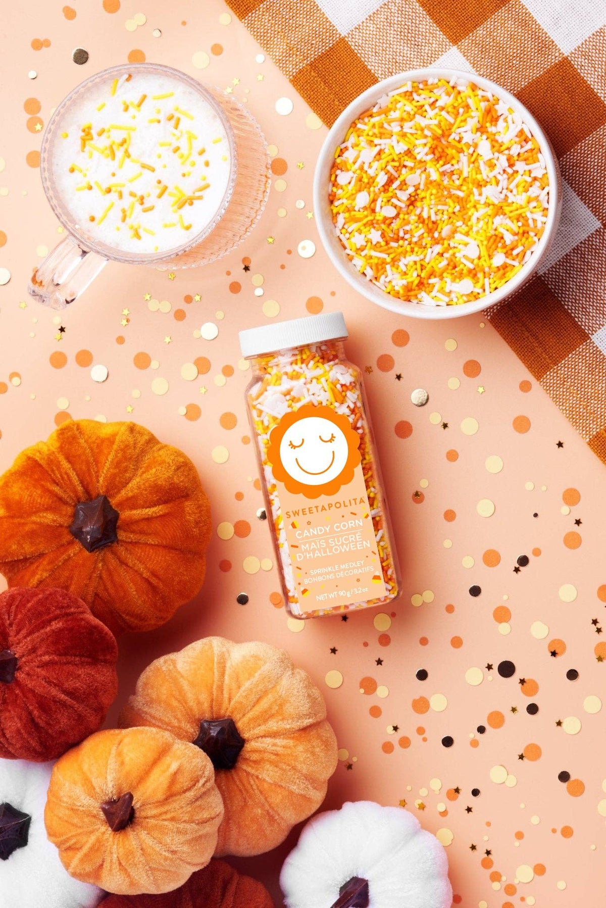 Candy Corn Sprinkle Medley
