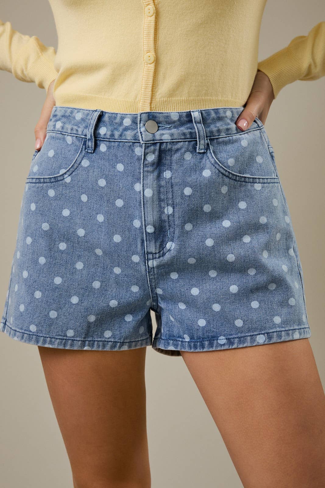 Sunday Edition High Waisted Denim Shorts