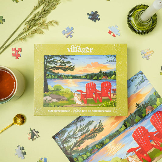 Villager Puzzle Cottage Country 500-Piece Puzzle | Designed in Ontario