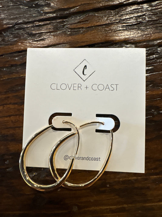 18K Sailing Hoops