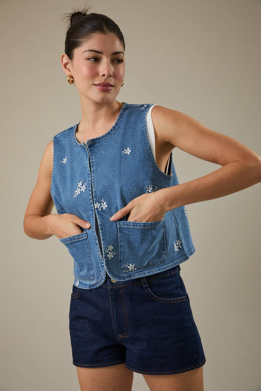 Sunday Edition Denim Vest