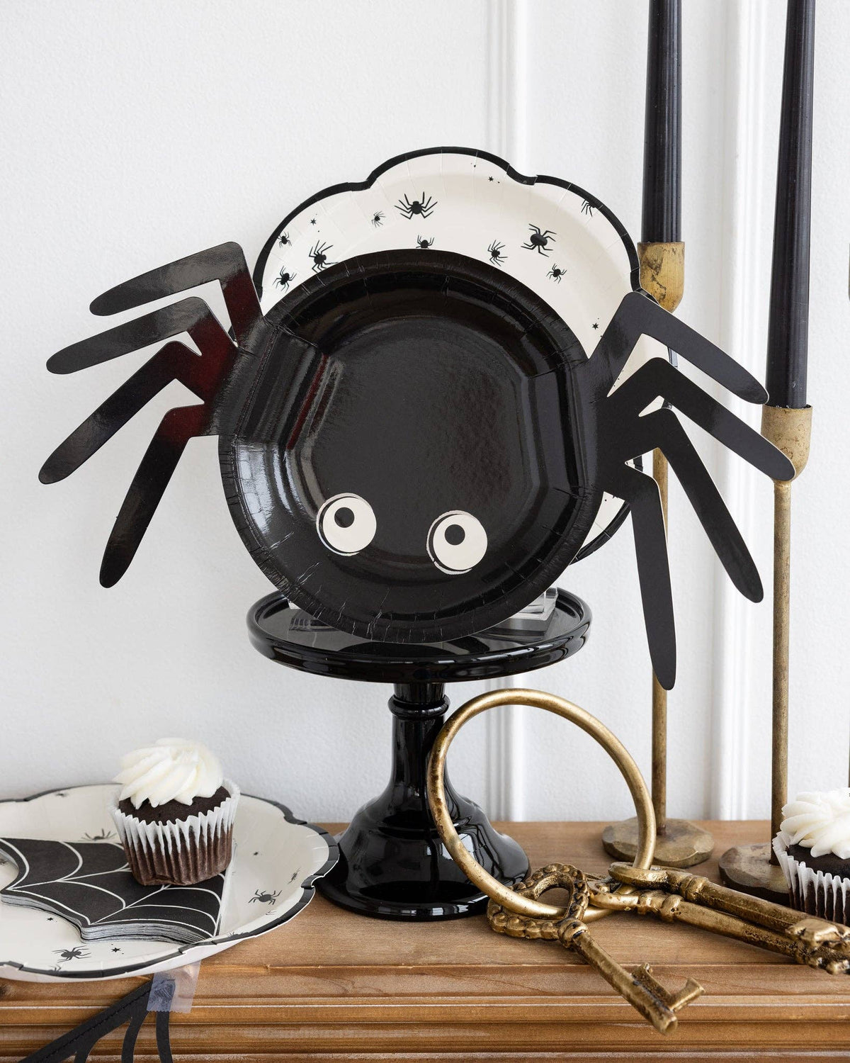 Tiny Spider Paper Plate