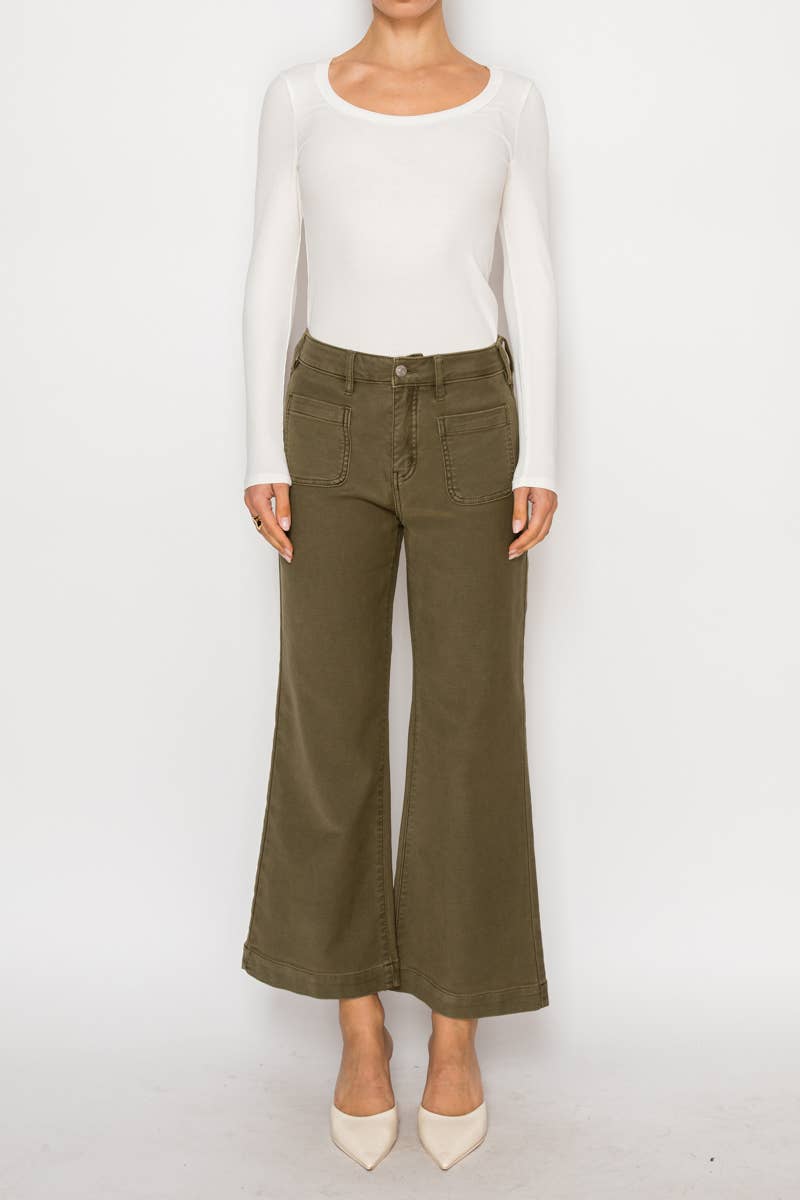 HIGH RISE TUMMY CONTROL CROP PALAZZO