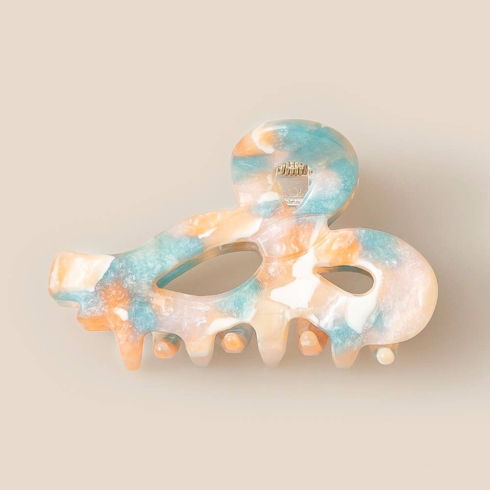 3 Piece Assorted Ribbon Bow Shape Hair Claw Set