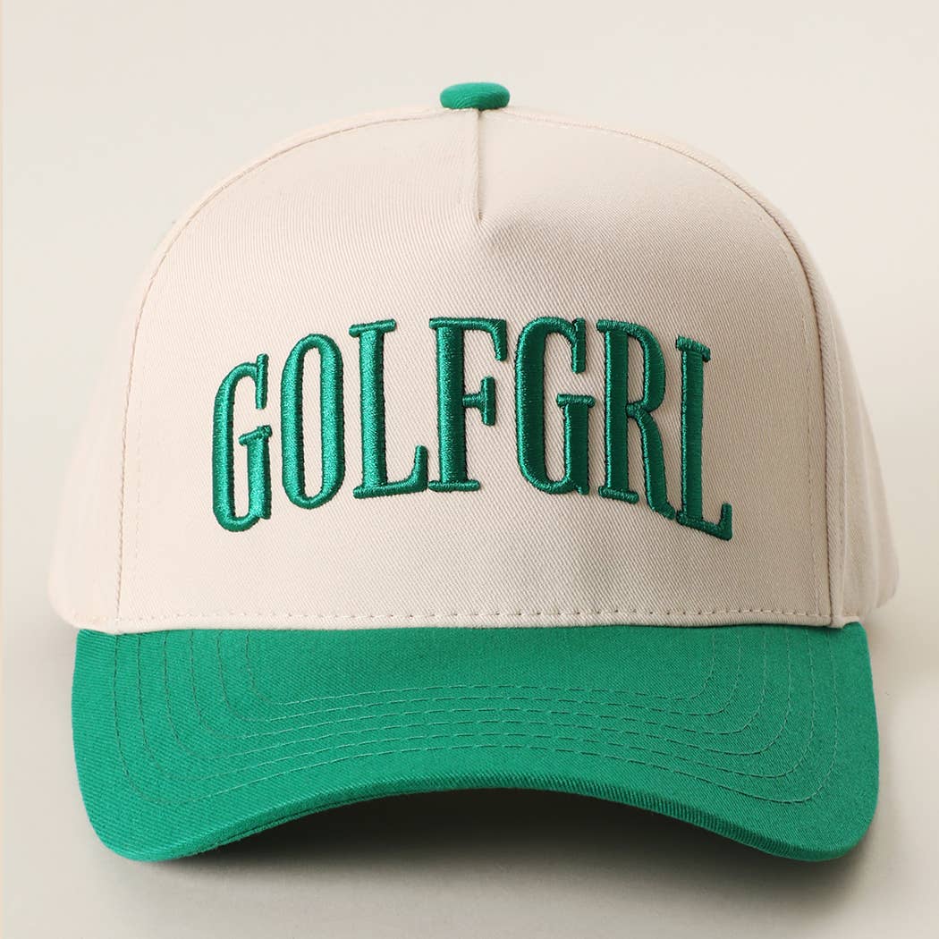 GOLF GRL 3D Embroidered Rope Trucker Hat