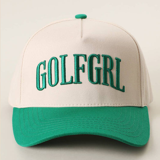 GOLF GRL 3D Embroidered Rope Trucker Hat