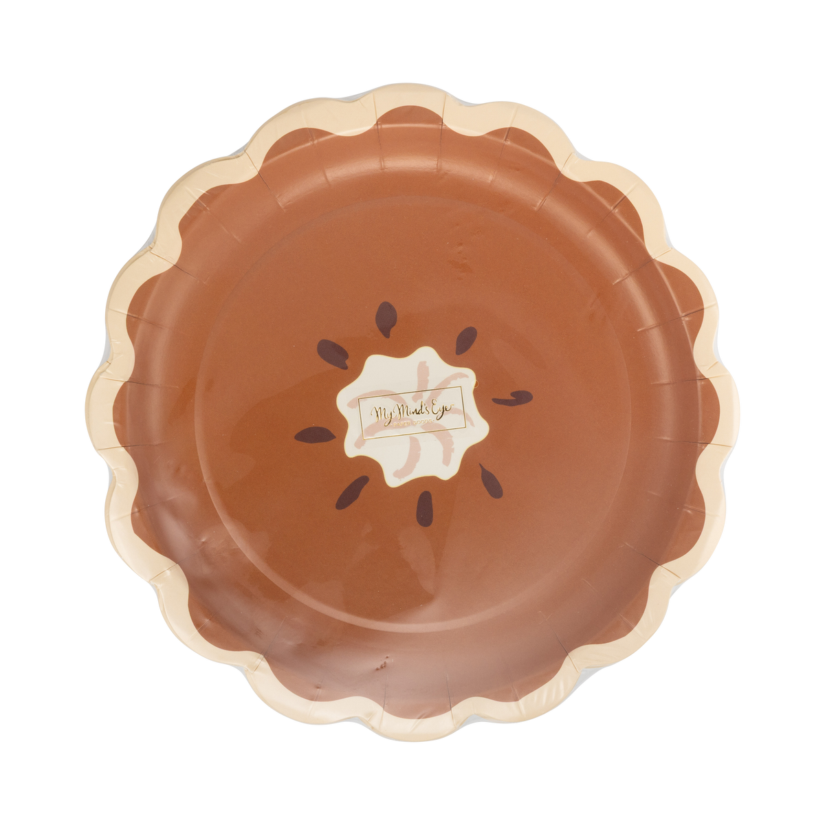 Pumpkin Pie Paper Plates