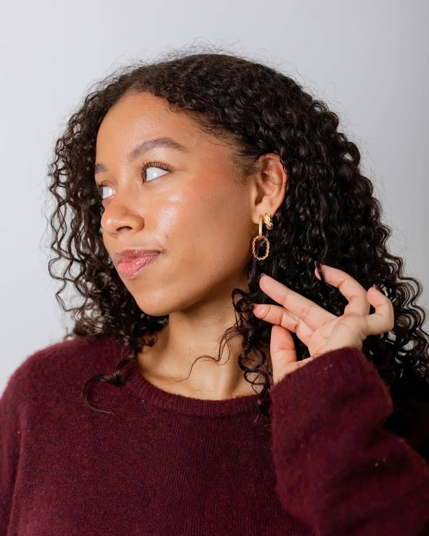 Louisa Double Hoop Earrings