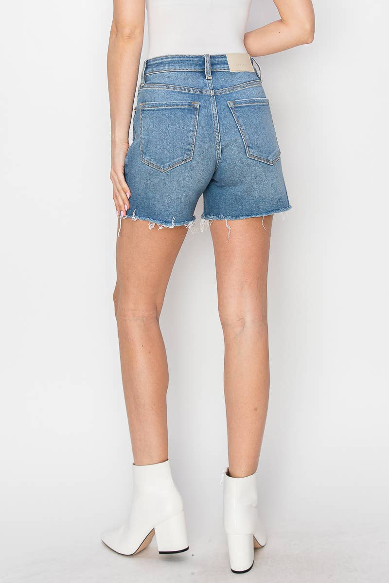 Artemis Vintage Hybride High Rise Midi Shorts