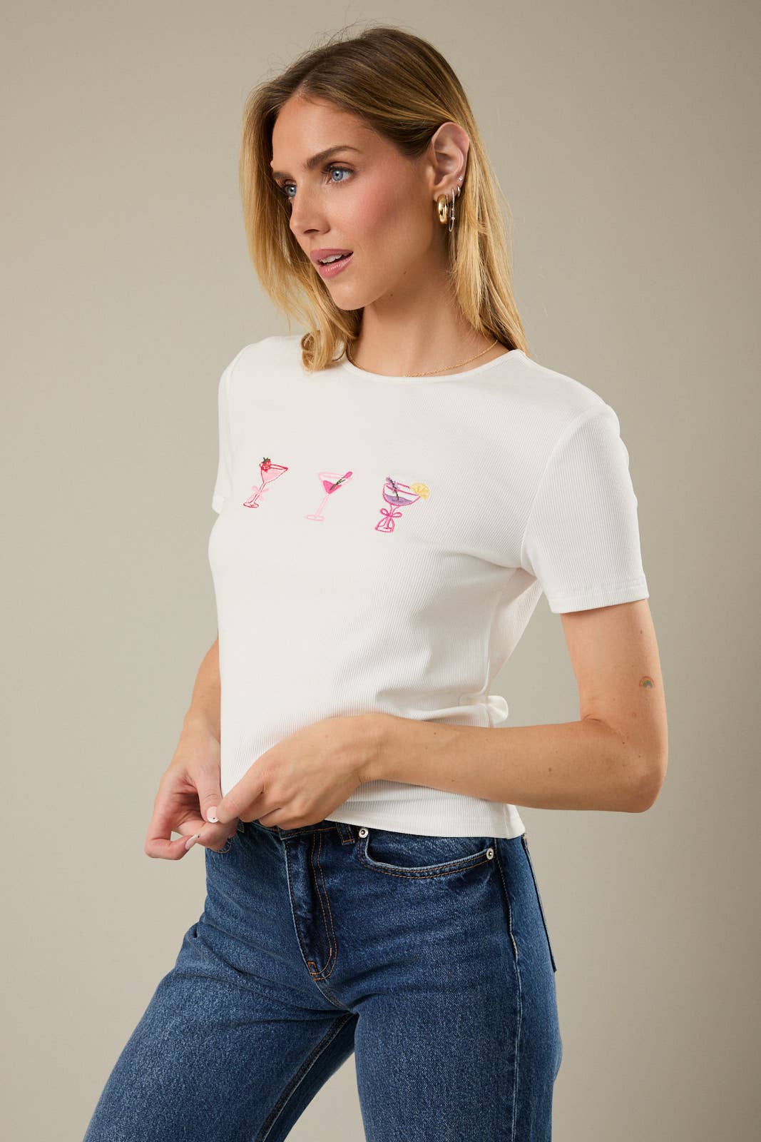 Sunday Edition Embroidered Tee