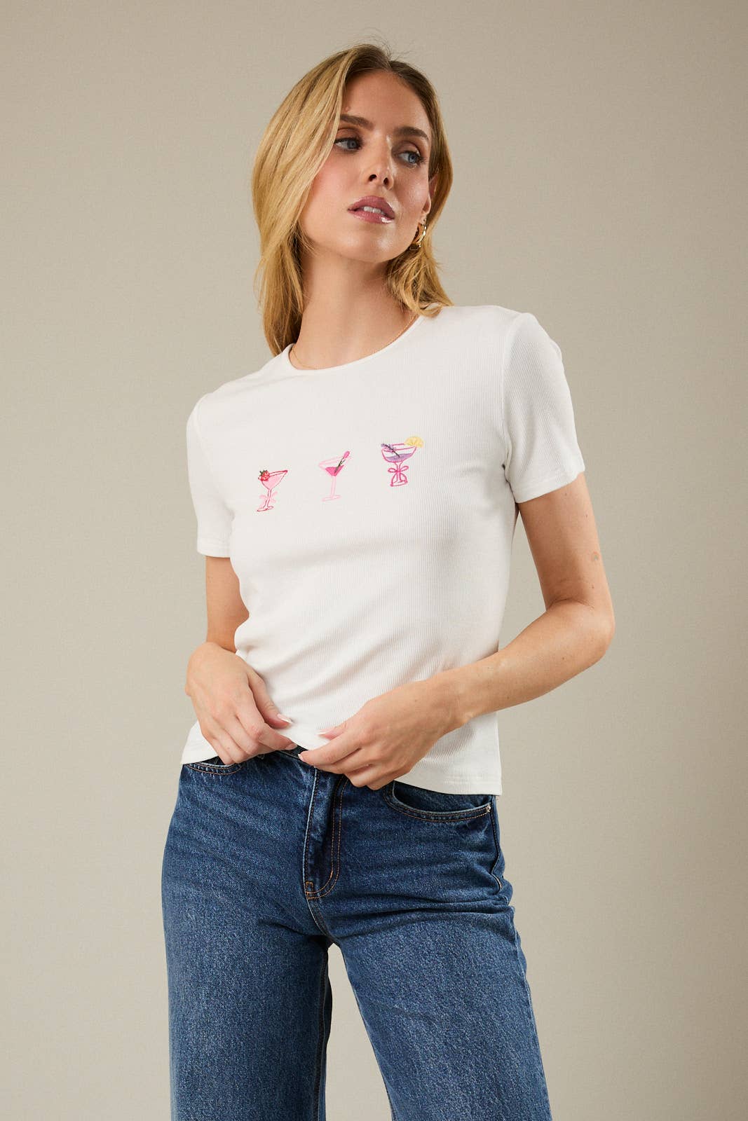 Sunday Edition Embroidered Tee