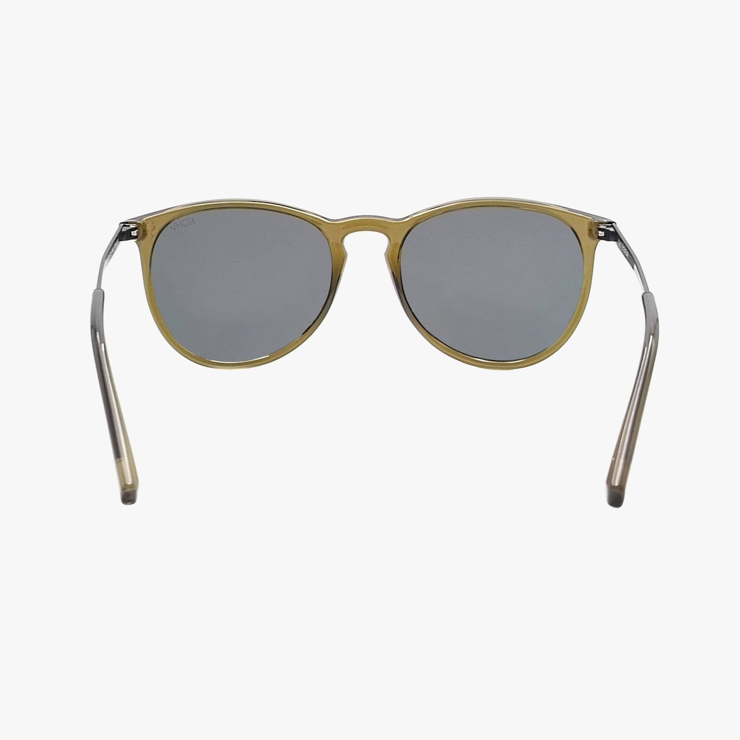HALE OLIVE Polarized Round Sunglasses