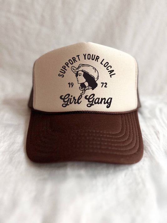 Support Your Local Girl Gang Trucker Hat