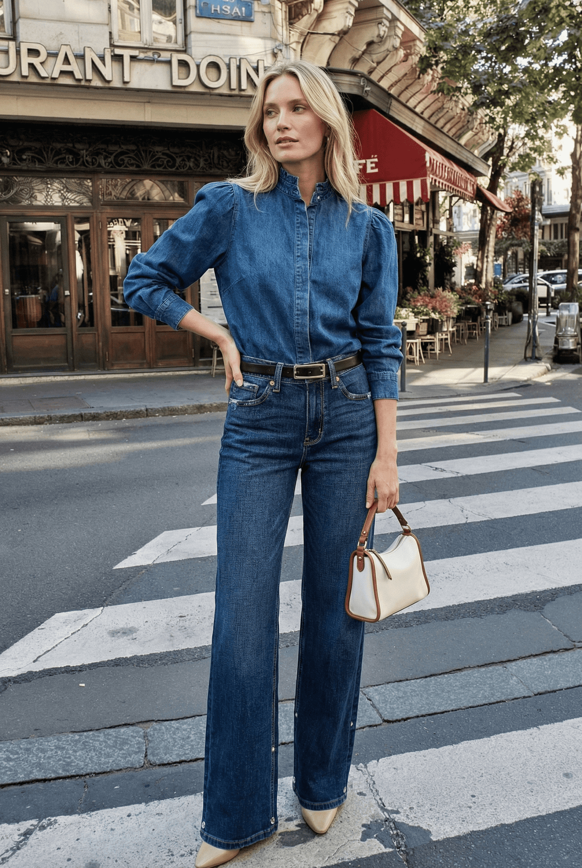 HIGH RISE RELAXED STRAIGHT LEG JEANS