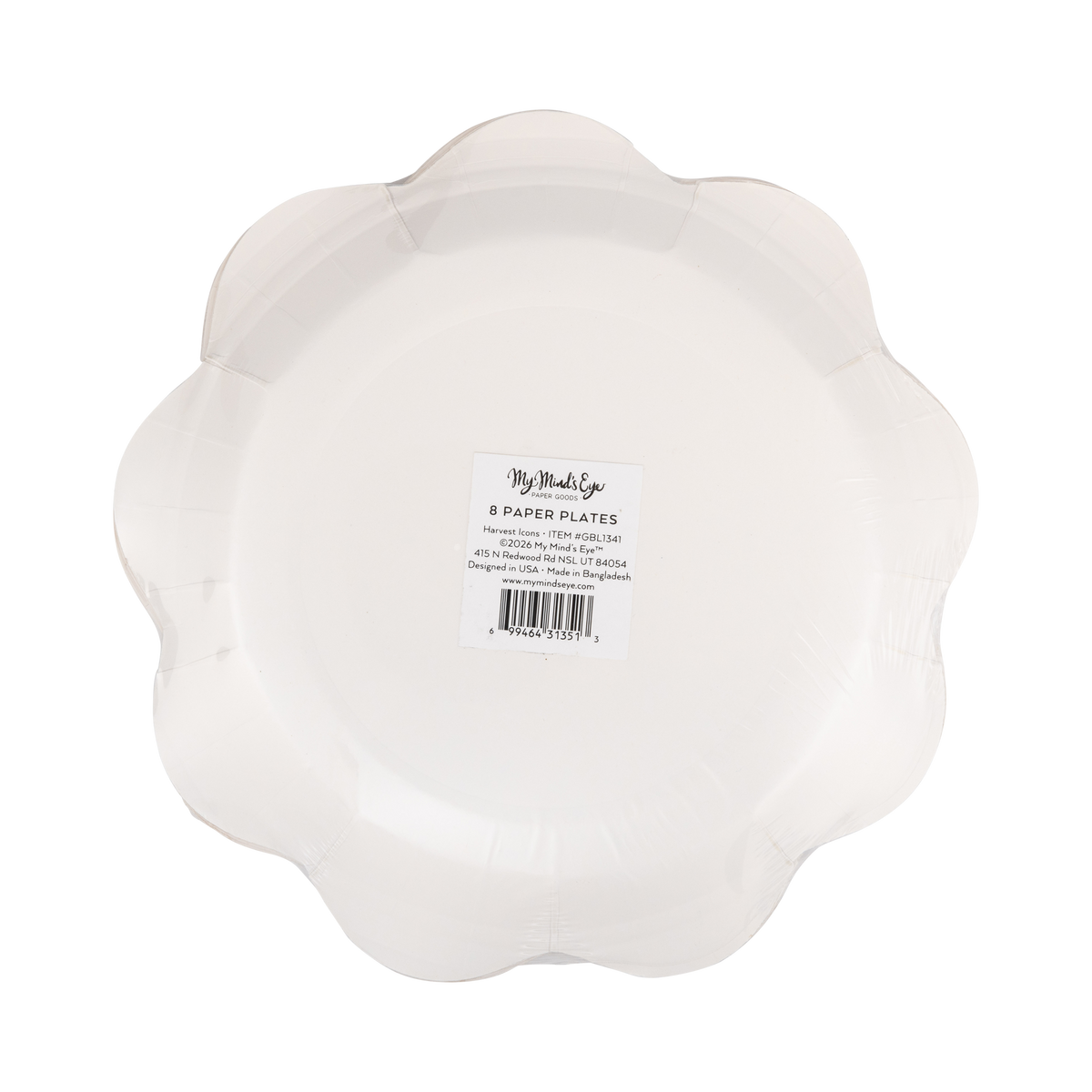 Harvest Icons Paper Plates