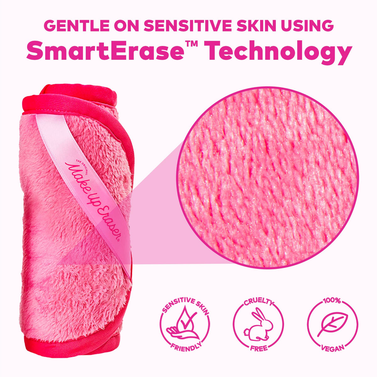 Original Pink MakeUp Eraser Pro