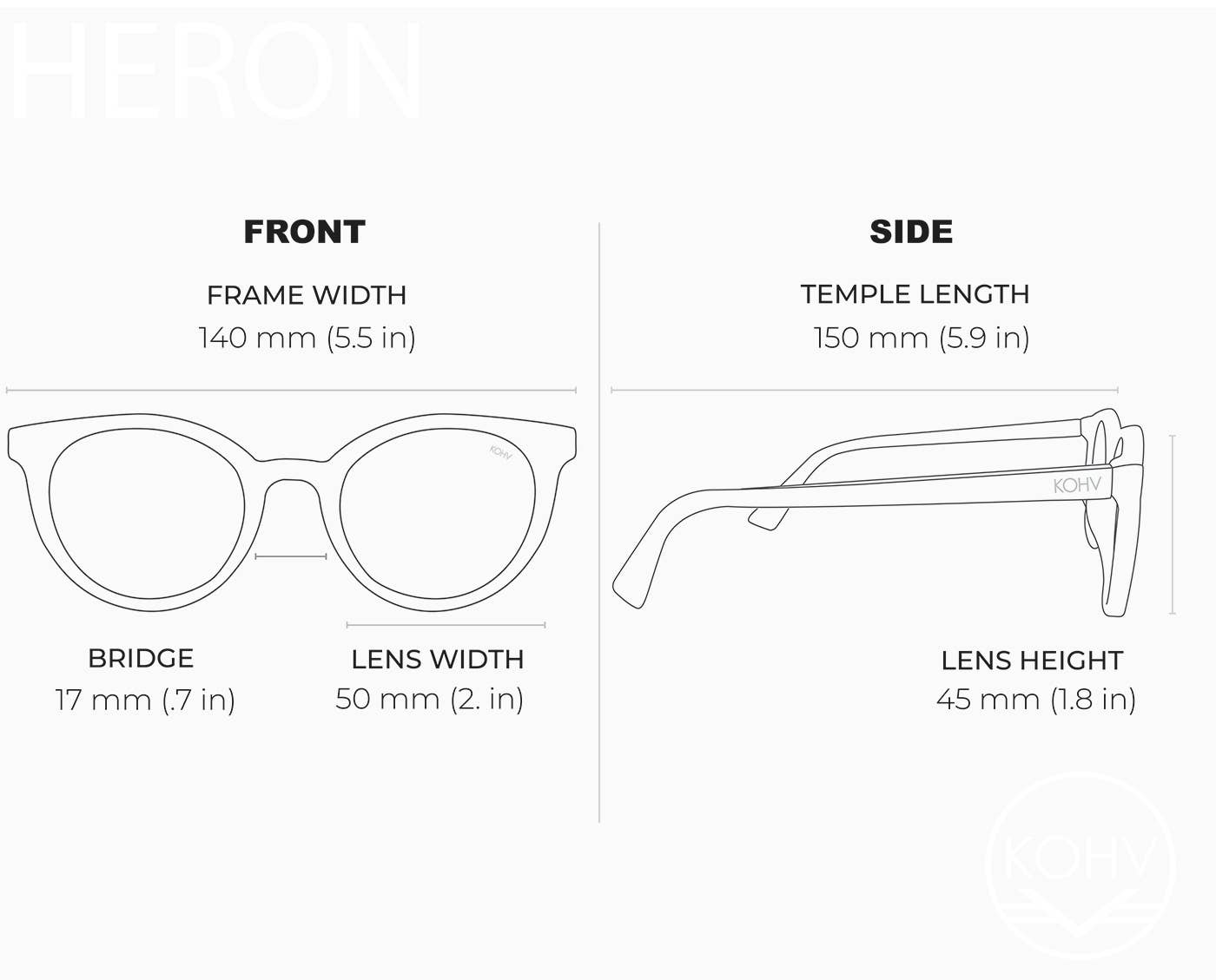 Kohv Heron Polarized Sunglasses