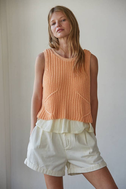 By Together Contrast Peplum Top