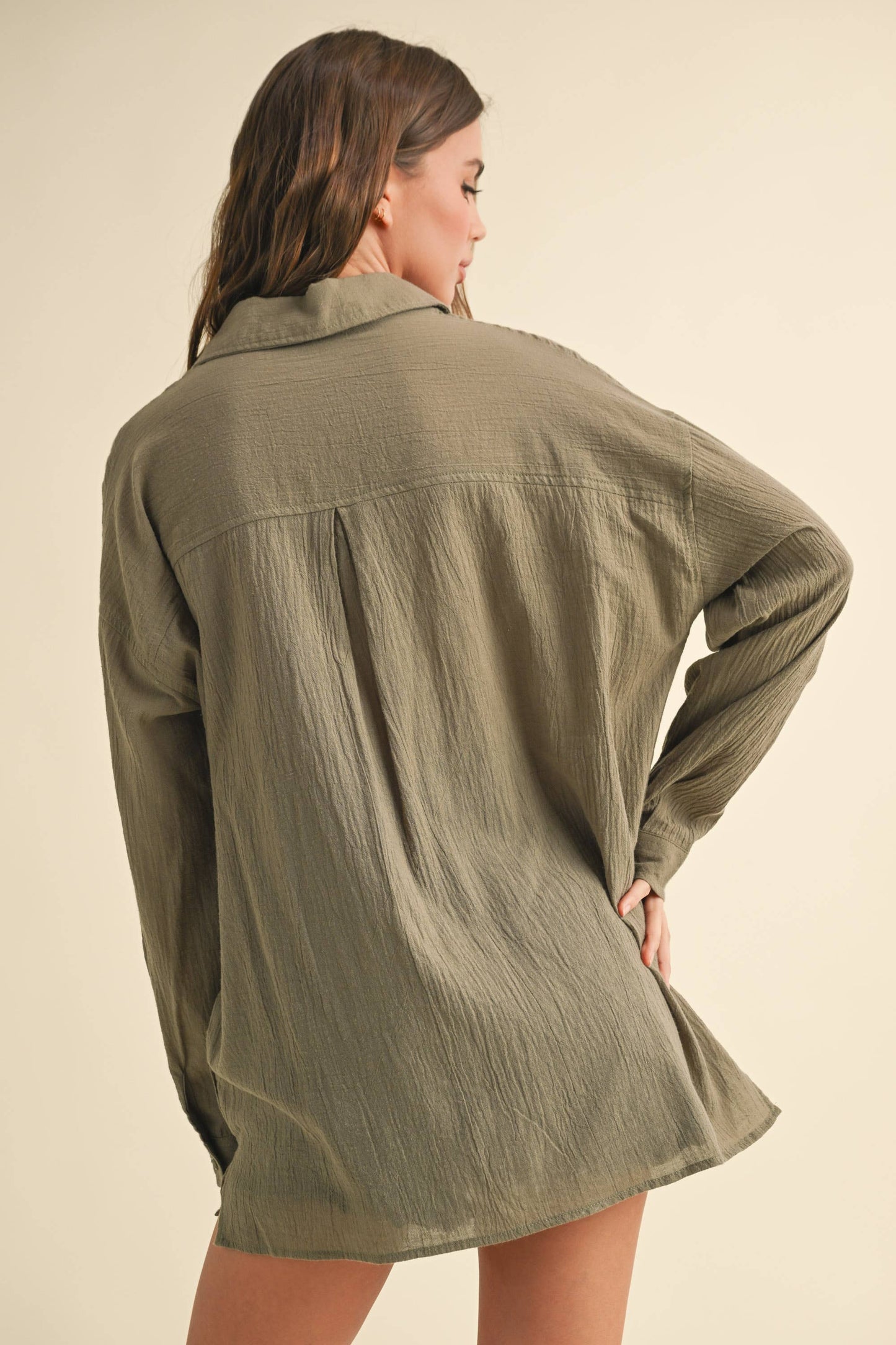 Miou Muse Cotton Button-down
