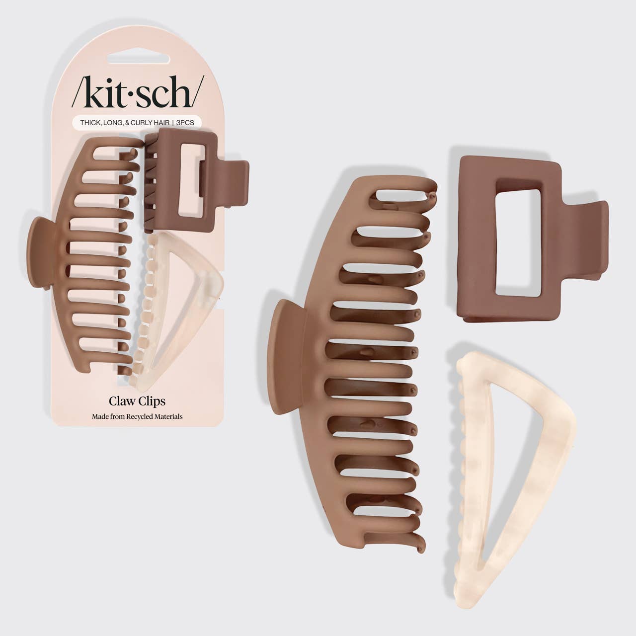 Assorted Claw Clip 3pc - Oversized