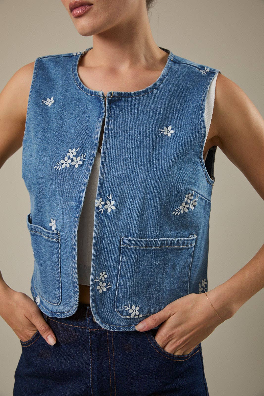 Sunday Edition Denim Vest
