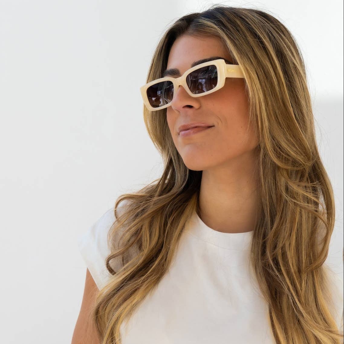 HAVEN MIDNIGHT Polarized Fashion Rectangle Sunglasses