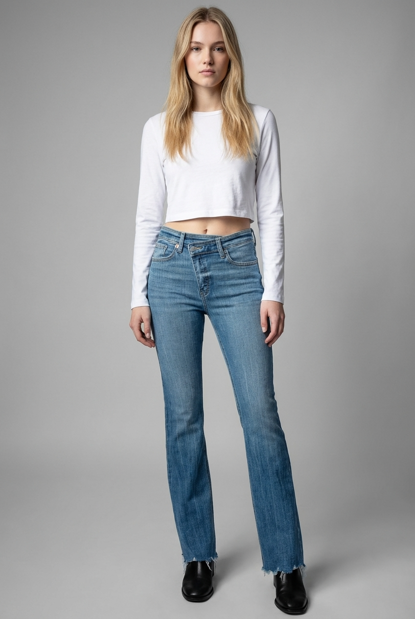 Artemis Vintage High Rise Flare Jean