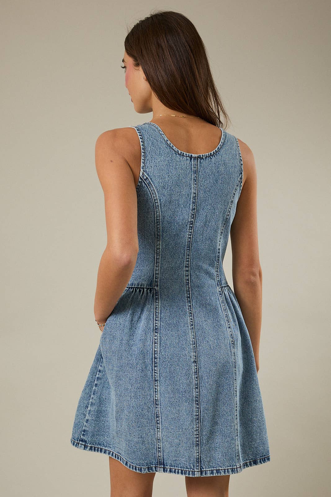 Sunday Edition Fit and Flare Mini Dress