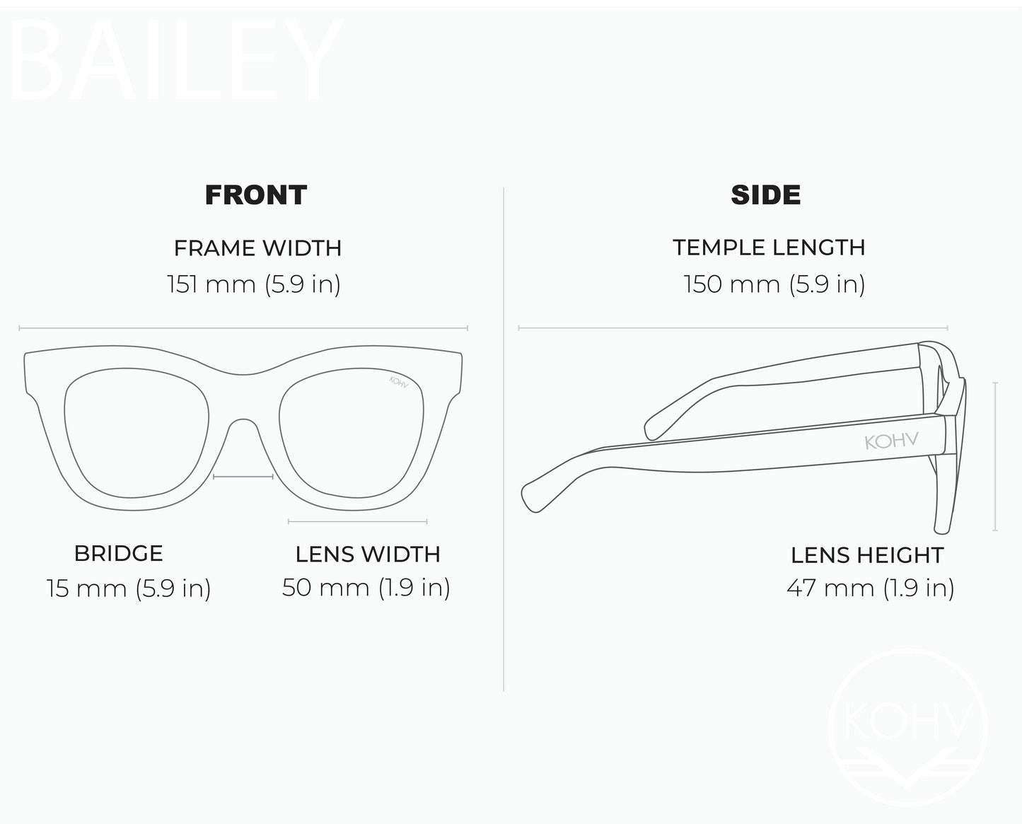 Kohv Bailey Polarized Sunglasses