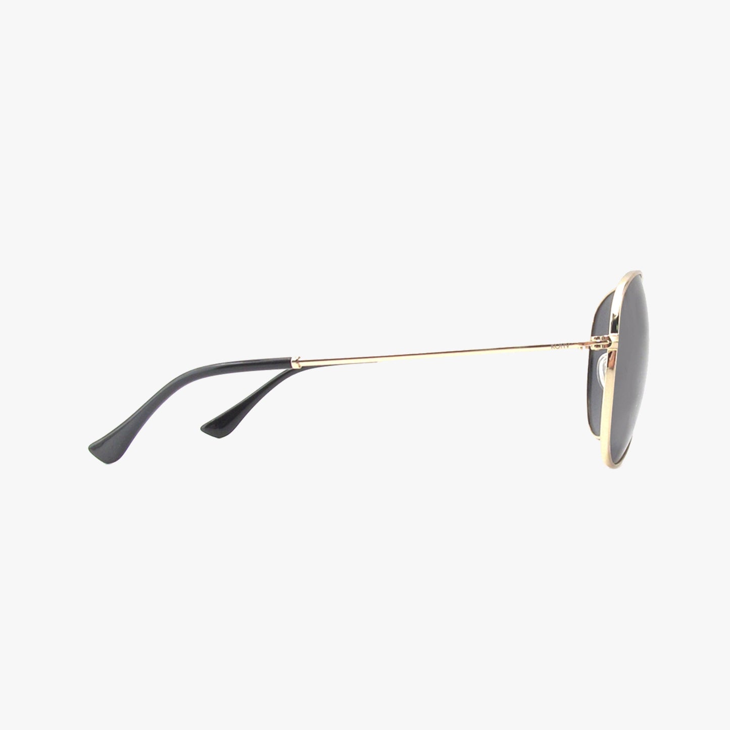 RYDER SMOKE Polarized Aviator Metal Sunglasses