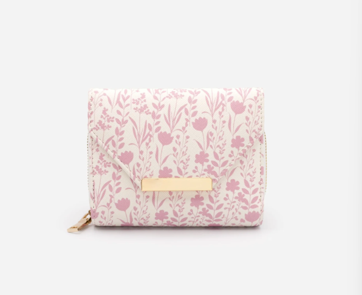 Bizou Ivory Floral Wallet