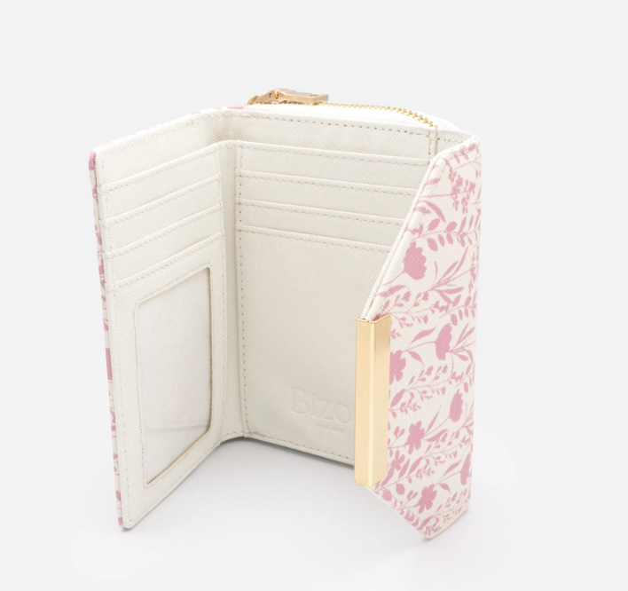 Bizou Ivory Floral Wallet