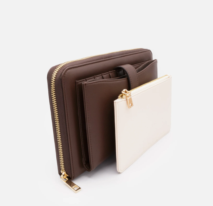 Bizou Large Wallet w/ Removeable Pouch