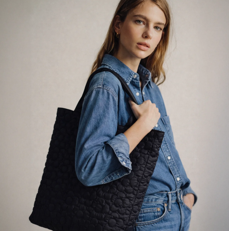 Bizou Nylon Tote Bag
